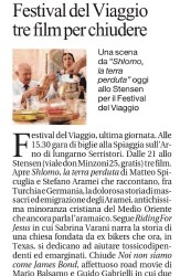 La Repubblica/ Ediz Firenze – Festival del Viaggio, tre film per chiudere