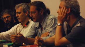 Paolo Ciampi, Paolo Brovelli e Tiziano Fratus al Gabinetto Vieusseux