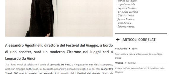 In Toscana – Leonardo’s travel: da Vinci a Amboise per girare i videoracconti